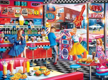 Masterpieces - Good Times Diner - 550 Stukjes