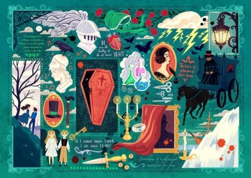 Gibsons - Book Club Gothic Novels - 1000 Stukjes