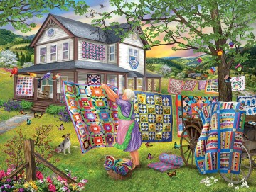 SunsOut - Grandma's Quilts - 500 Stukjes