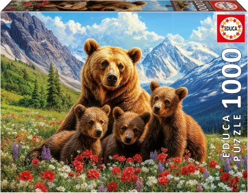 Educa - Grizzly Bears in Canada - 1000 Stukjes 2