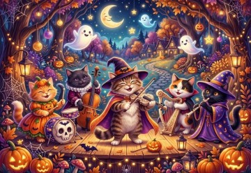 Alipson Puzzle - Halloween Party - 1000 Stukjes