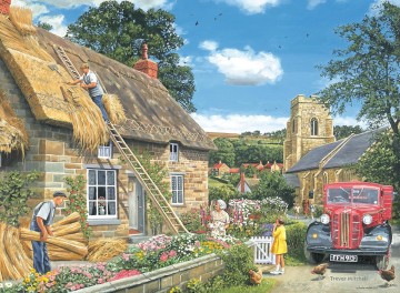 Ravensburger - Happy Days No.9 - Village Life - A New Thatch