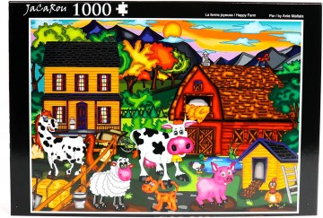 JaCaRou Puzzles - Happy Farm - 1000 Stukjes 3
