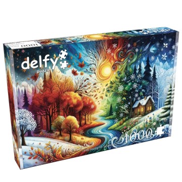Delfy Puzzle - Harmony in Seasons - 1000 Stukjes 2