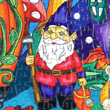 JaCaRou Puzzle - Hiding in My Garden - 1000 Stukjes 3