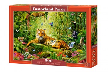 Castorland - His Majesty, the Tiger - 500 Stukjes 2