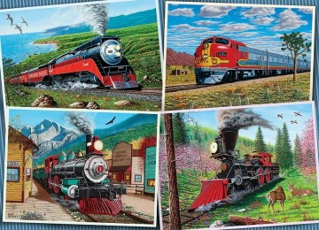 Cobble Hill - Historic Locomotives - 1000 Stukjes