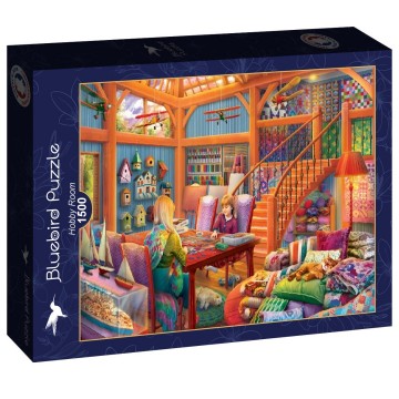Bluebird Puzzle - Hobby Room - 1500 Stukjes 2
