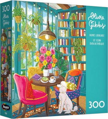 RoseArt - Home Library - 300 XL Stukjes 2