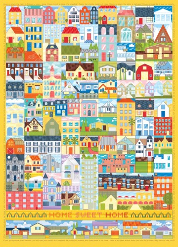 Cobble Hill - Home Sweet Home - 500 XL Stukjes