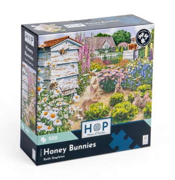 The House of Puzzles - Honey Bunnies - 500 Stukjes 2