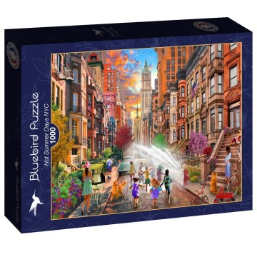 Bluebird Puzzle - Hot Summer Days NYC - 1000 Stukjes 2