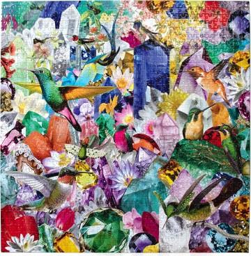 EeBoo - Hummingbirds & Gems - 1000 Stukjes