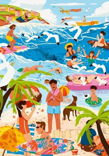 Trefl - In the Heat of the Holiday Season - 1000 Stukjes