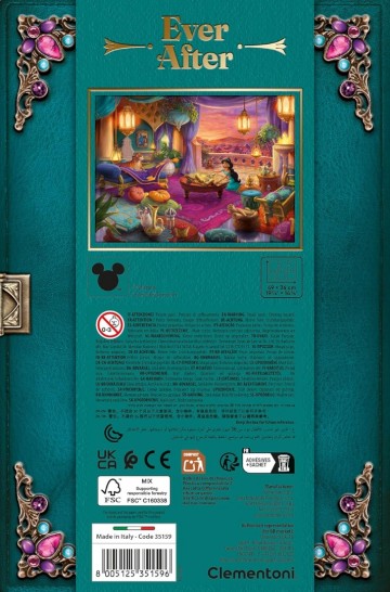Clementoni - Jasmine - Ever After - 500 Stukjes 3