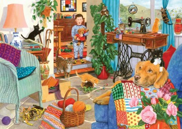 The House of Puzzles - Kitten Chaos - 1000 Stukjes