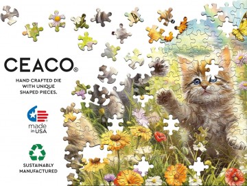 Ceaco - Kittens in the Meadow - 1000 Stukjes Easy Grip Schade 2 - 5