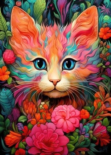 Bluebird Puzzle - Kitty & Bloom - 300 XL Stukjes