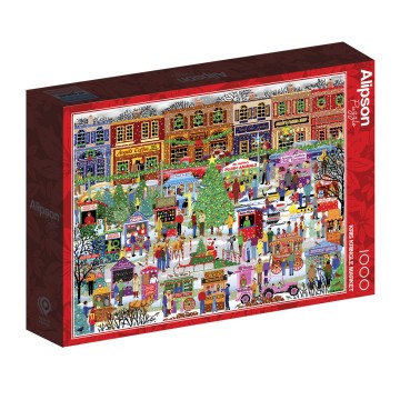 Alipson Puzzle - Kris Kringle Market - 1000 Stukjes 2