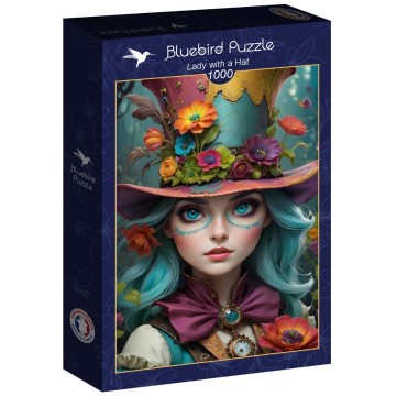Bluebird Puzzle - Lady With a Hat - 1000 Stukjes 2
