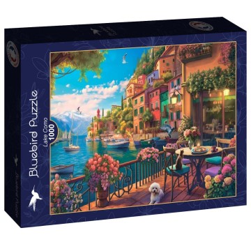 Bluebird Puzzle - Lake Como - 1000 Stukjes 2