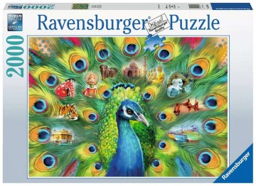Ravensburger - Land of the Peacock - 2000 Stukjes 2