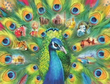 Ravensburger - Land of the Peacock - 2000 Stukjes