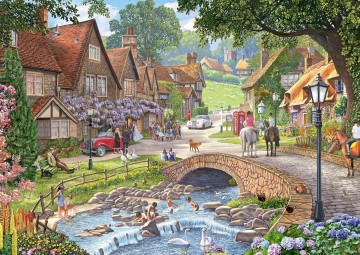 Ravensburger - Lazy Days by the Stream - 1000 Stukjes