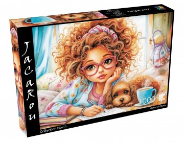 JaCaRou Puzzles - Letters & Paws - 1000 Stukjes 2