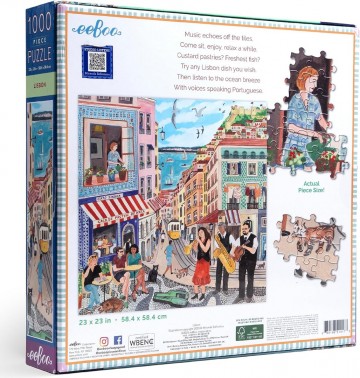 EeBoo - Lisbon - 1000 Stukjes 3