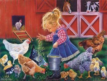 SunsOut - Little Farm Girl - 500 Stukjes