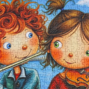 Delfy Puzzle - Little Music Makers - 1000 Stukjes 3