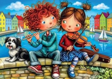 Delfy Puzzle - Little Music Makers - 1000 Stukjes