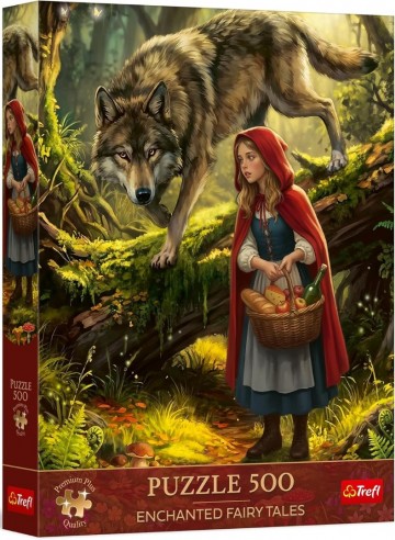 Trefl - Little Red Riding Hood and Wolf - 500 Stukjes 2