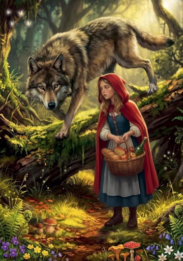 Trefl - Little Red Riding Hood and Wolf - 500 Stukjes