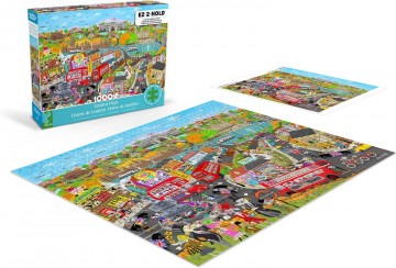 Ceaco - London Dogs - 1000 Stukjes Easy Grip Schade 3 - 4