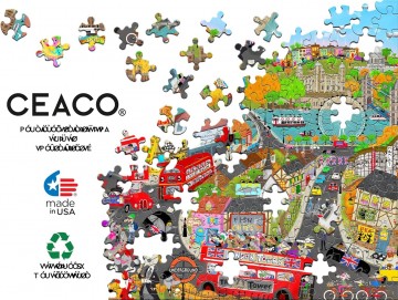 Ceaco - London Dogs - 1000 Stukjes Easy Grip Schade 2 - 4