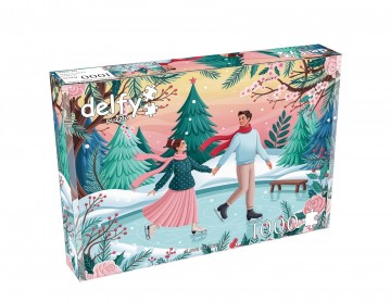 Delfy Puzzle - Love on Ice - 1000 Stukjes 2