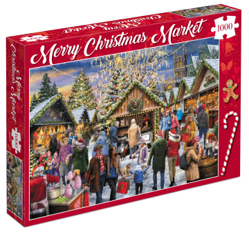 Tucker's Fun Factory - Merry Christmas Market - 1000 Stukjes 2