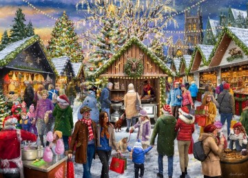 Tucker's Fun Factory - Merry Christmas Market - 1000 Stukjes