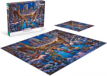 Ceaco -Mickey and Minnie Skating in Central Park - 1500 Stukjes 4