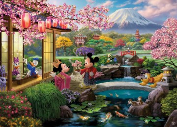 Ceaco - Mickey and Minnie in Japan - 1000 Stukjes Schade
