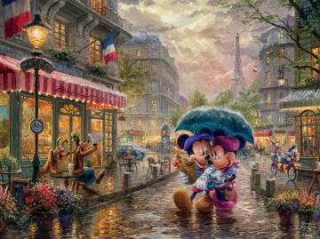 Mickey and Minnie in Paris