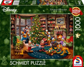 Schmidt - Mickey and Minnie Trimming the Tree - 1000 Stukjes 2