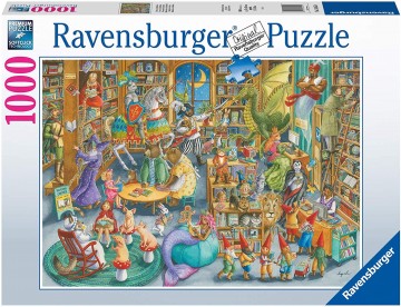 Ravensburger - Midnight at the Library - 1000 Stukjes 2