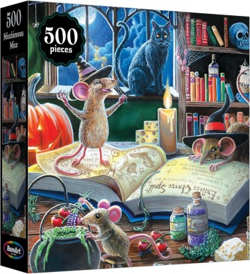 RoseArt - Mischievous Mice - 500 Stukjes 2