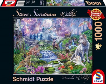 Schmidt - Moonlit Wildlife - 1000 Stukjes 2