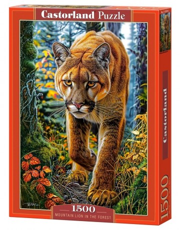 Castorland - Mountain Lion in the Forest - 1500 Stukjes 2