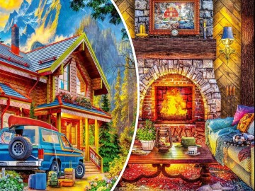 Trefl - Mountain Trip - 2 x 500 Stukjes