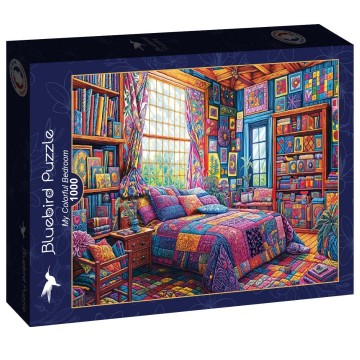 Bluebird Puzzle - Ma Chambre Colorée - 1000 Stukjes 2